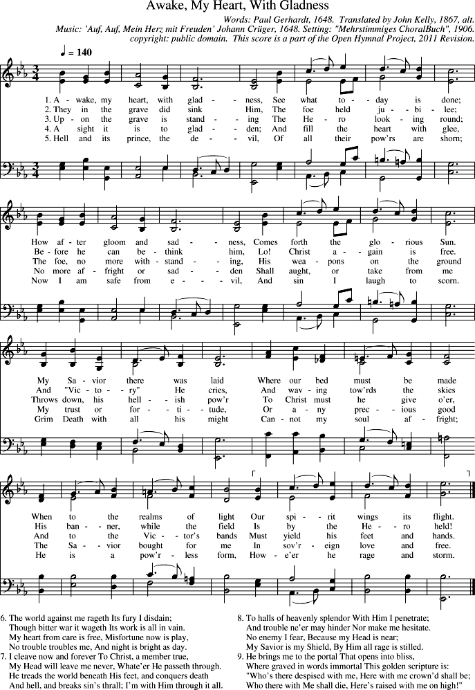 GIF Image of Awake My Heart With Gladness-Auf Auf Mein Herz Mit Freuden