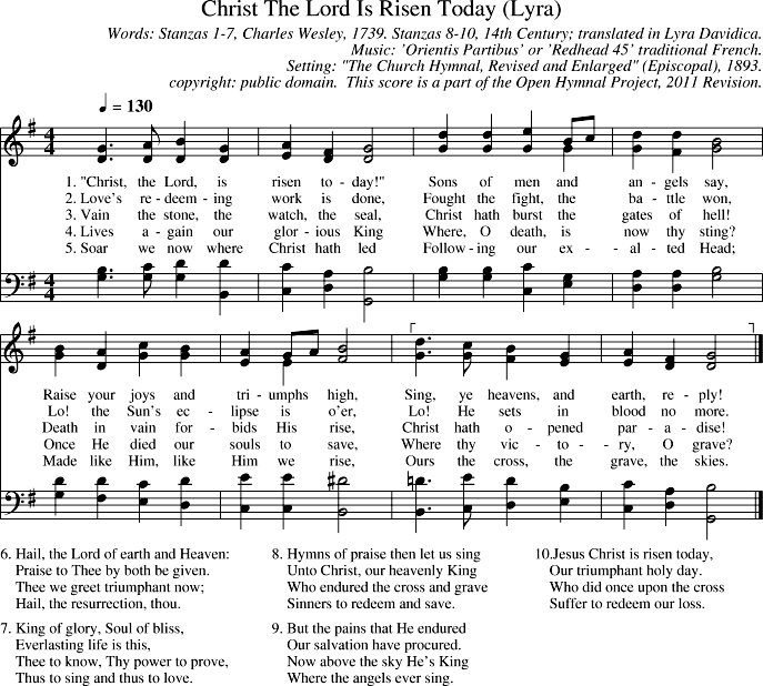 GIF Image of Christ The Lord Is Risen Today-Orientis Partibus-Redhead 45