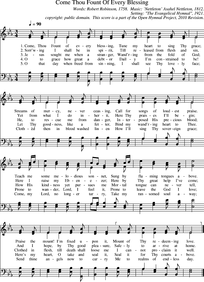 GIF Image of Come Thou Fount-Nettleton