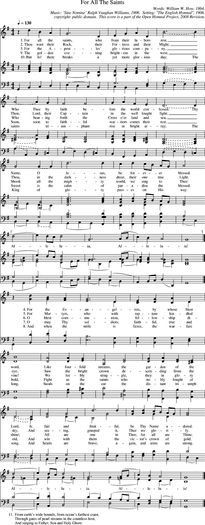 GIF Image of For All The Saints-Sine Nomine