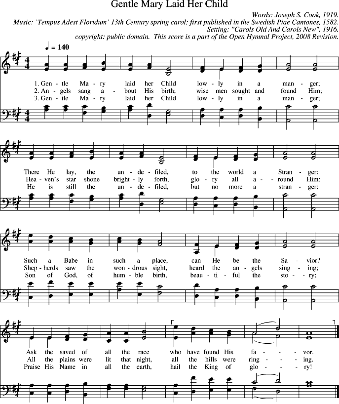 GIF Image of Gentle Mary Laid Her Child-Tempus Adest Floridum