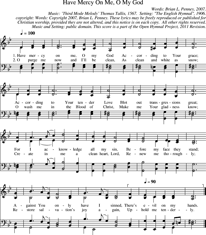 GIF Image of Have Mercy On Me O My God-Third Mode Melody