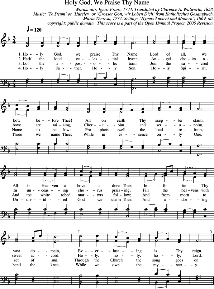 GIF Image of Holy God We Praise Thy Name-Te Deum-Hursley
