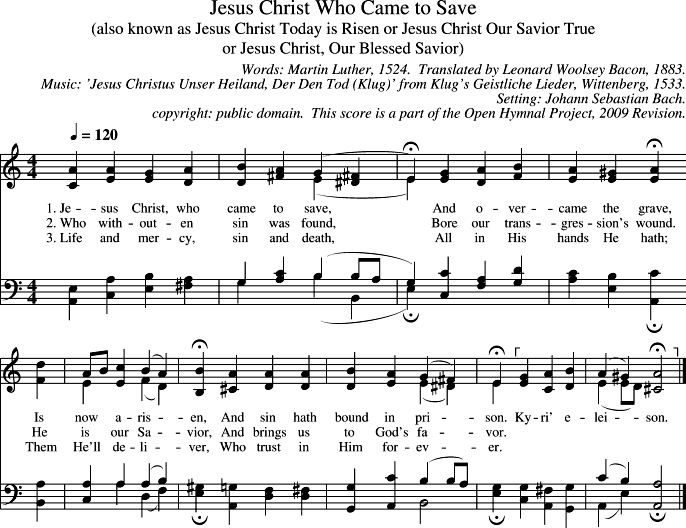 GIF Image of Jesus Christ Who Came To Save-Jesus Christus Unser Heiland Der Den Tod Klug 1535