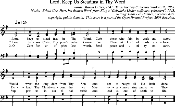 GIF Image of Lord Keep Us Steadfast In Thy Word-Erhalt Uns Herr Bei Deinem Wort