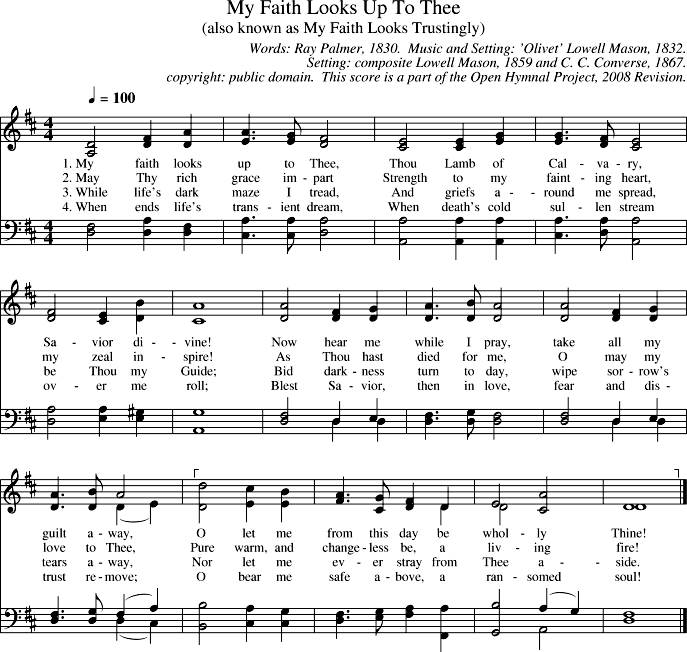 GIF Image of My Faith Looks Up To Thee-Olivet