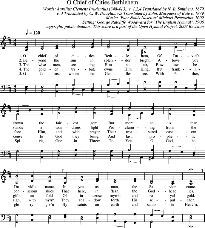 GIF Image of O Chief Of Cities Bethlehem-Puer Nobis Nascitur