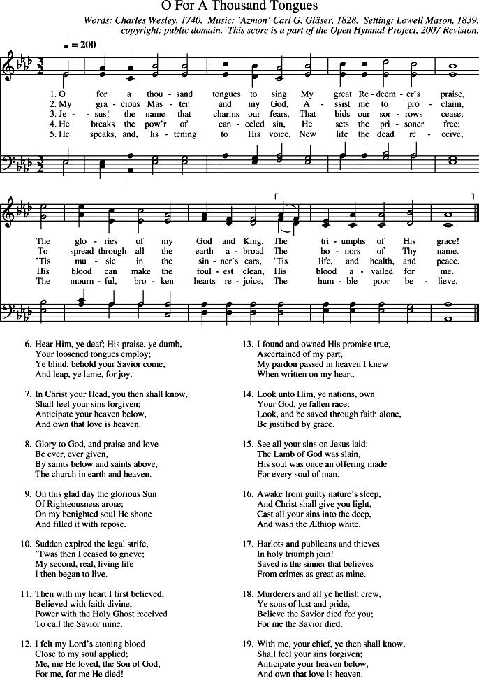 GIF Image of O For A Thousand Tongues-Azmon