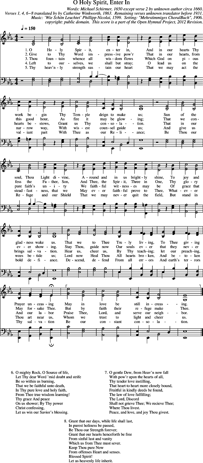 GIF Image of O Holy Spirit Enter In-Wie Schon Leuchtet
