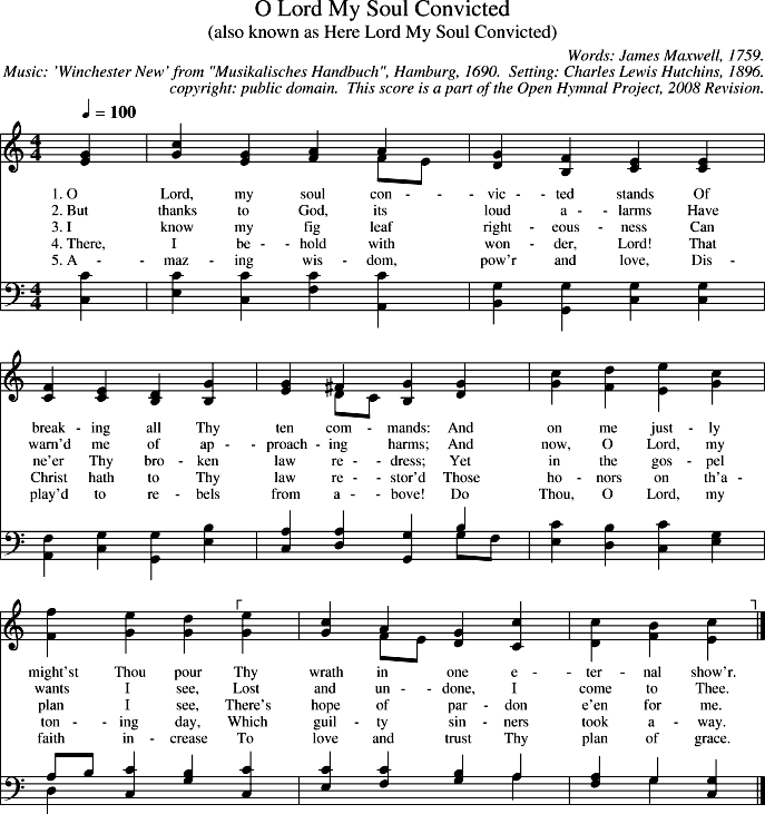 GIF Image of O Lord My Soul Convicted-Winchester New