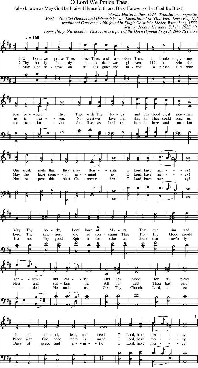 GIF Image of O Lord We Praise Thee-Gott Sei Gelobet Und Gebenedeiet