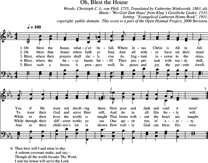 GIF Image of Oh Blest The House-Wo Gott Zum Haus
