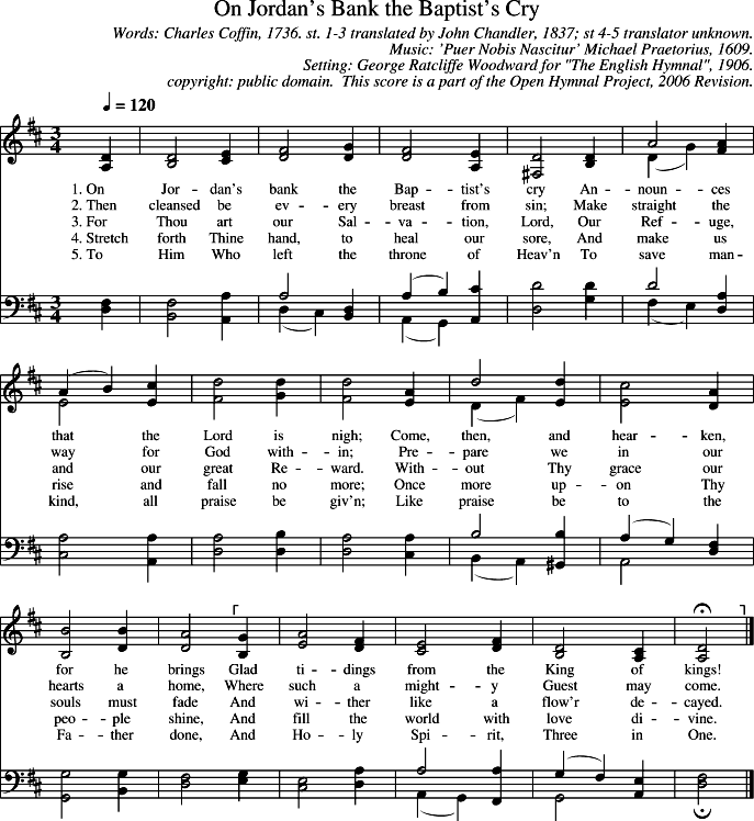 GIF Image of On Jordans Bank The Baptists Cry-Puer Nobis Nascitur