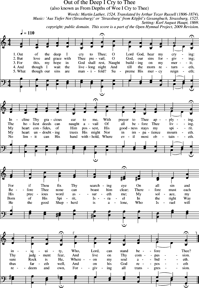 GIF Image of Out Of The Deep I Cry To Thee-Aus Tiefer Not Strassburg