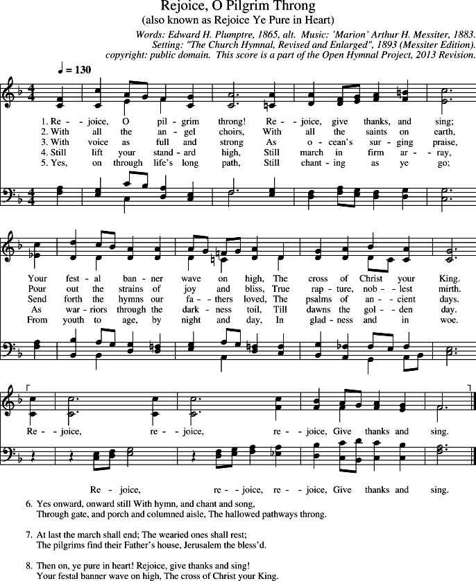 GIF Image of Rejoice O Pilgrim Throng-Marion