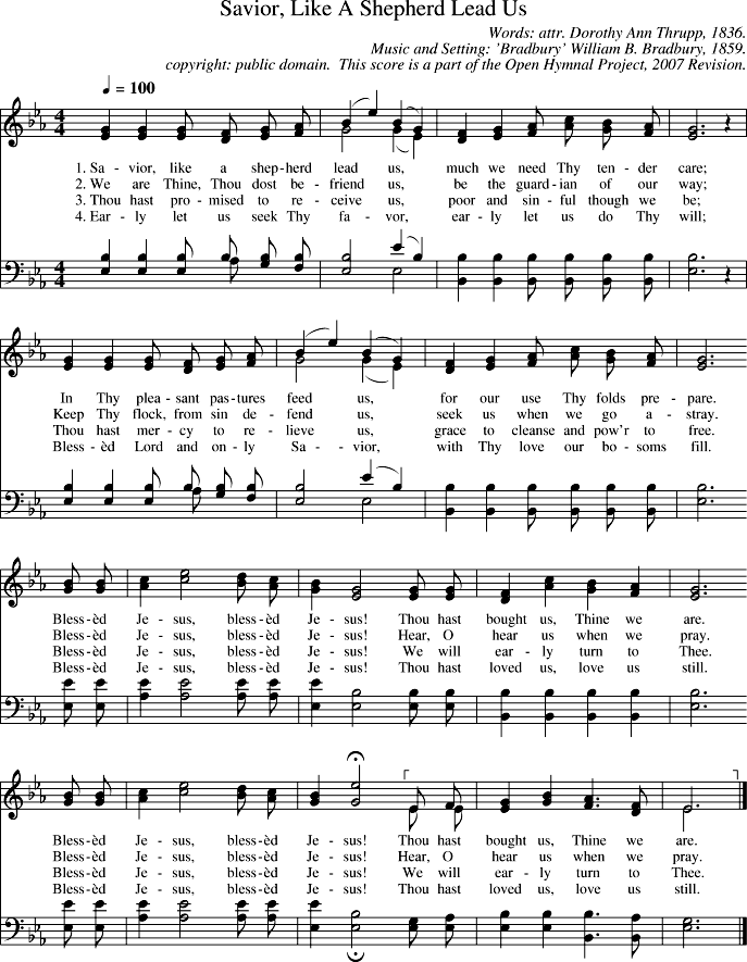 GIF Image of Savior Like A Shepherd Lead Us-Bradbury