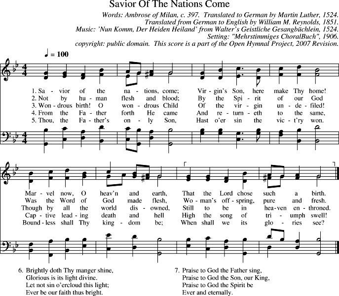 GIF Image of Savior Of The Nations Come-Nun Komm Der Heiden Heiland
