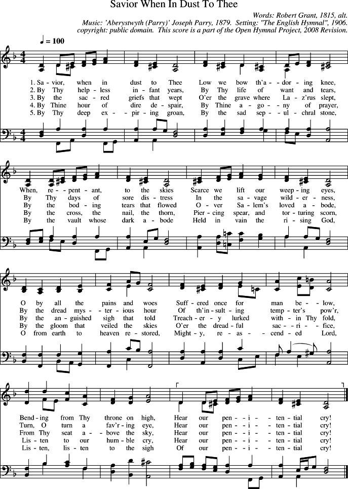 GIF Image of Savior When In Dust To Thee-Aberystwyth