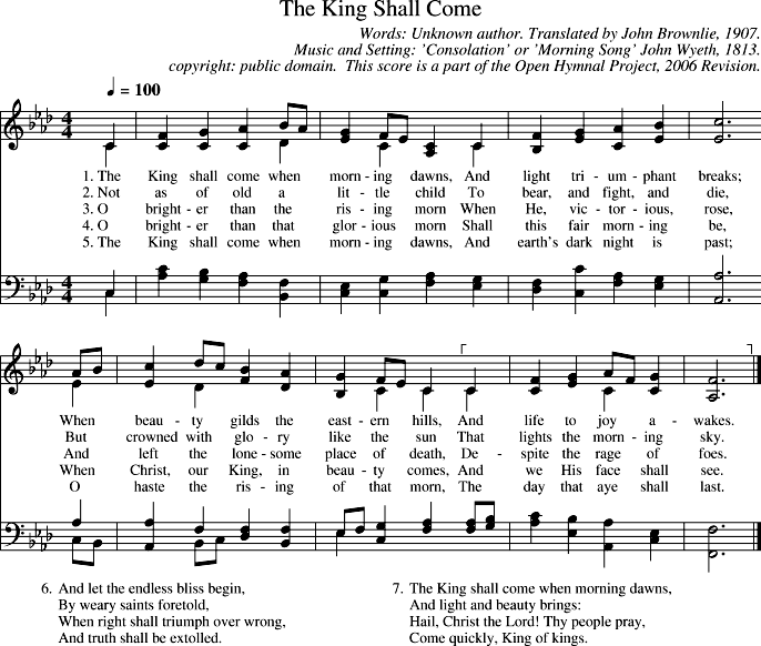 GIF Image of The King Shall Come-Consolation-Morning Song