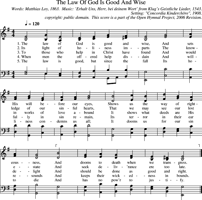 GIF Image of The Law Of God Is Good And Wise-Erhalt Uns Herr