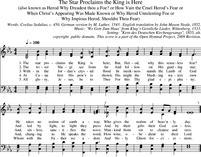 GIF Image of The Star Proclaims The King Is Here-Wo Gott Zum Haus 1533
