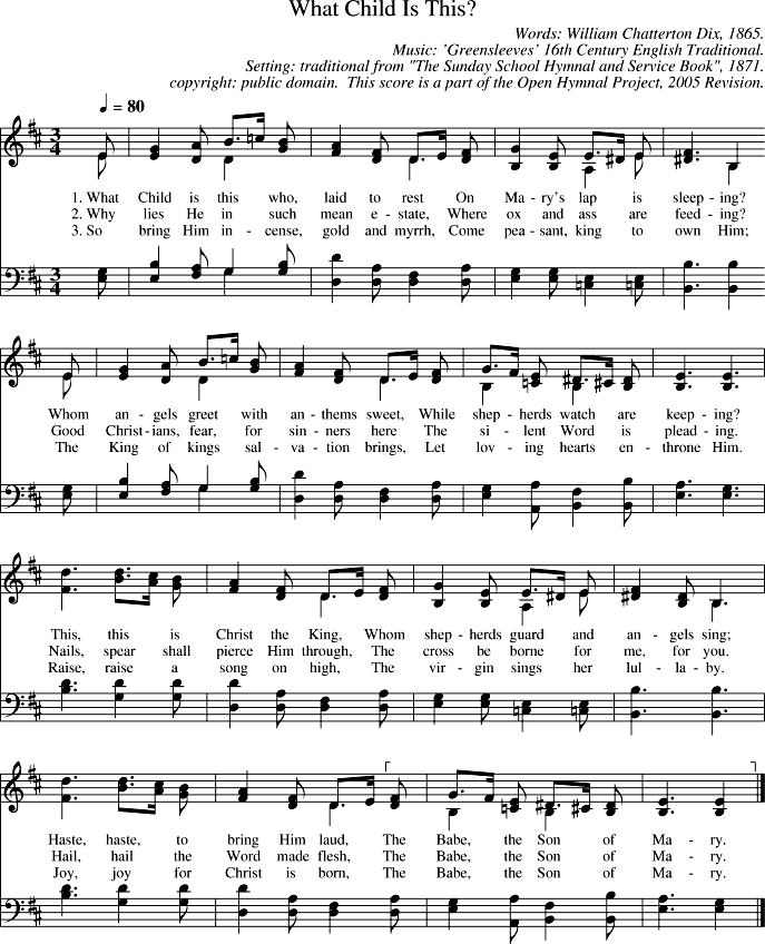GIF Image of What Child Is This-Greensleeves