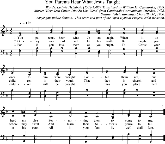 GIF Image of You Parents Hear What Jesus Taught-Herr Jesu Christ Dict Zu Uns Wend